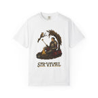 Sir Vival Graphic Tee — Funny Medieval Survival T-Shirt