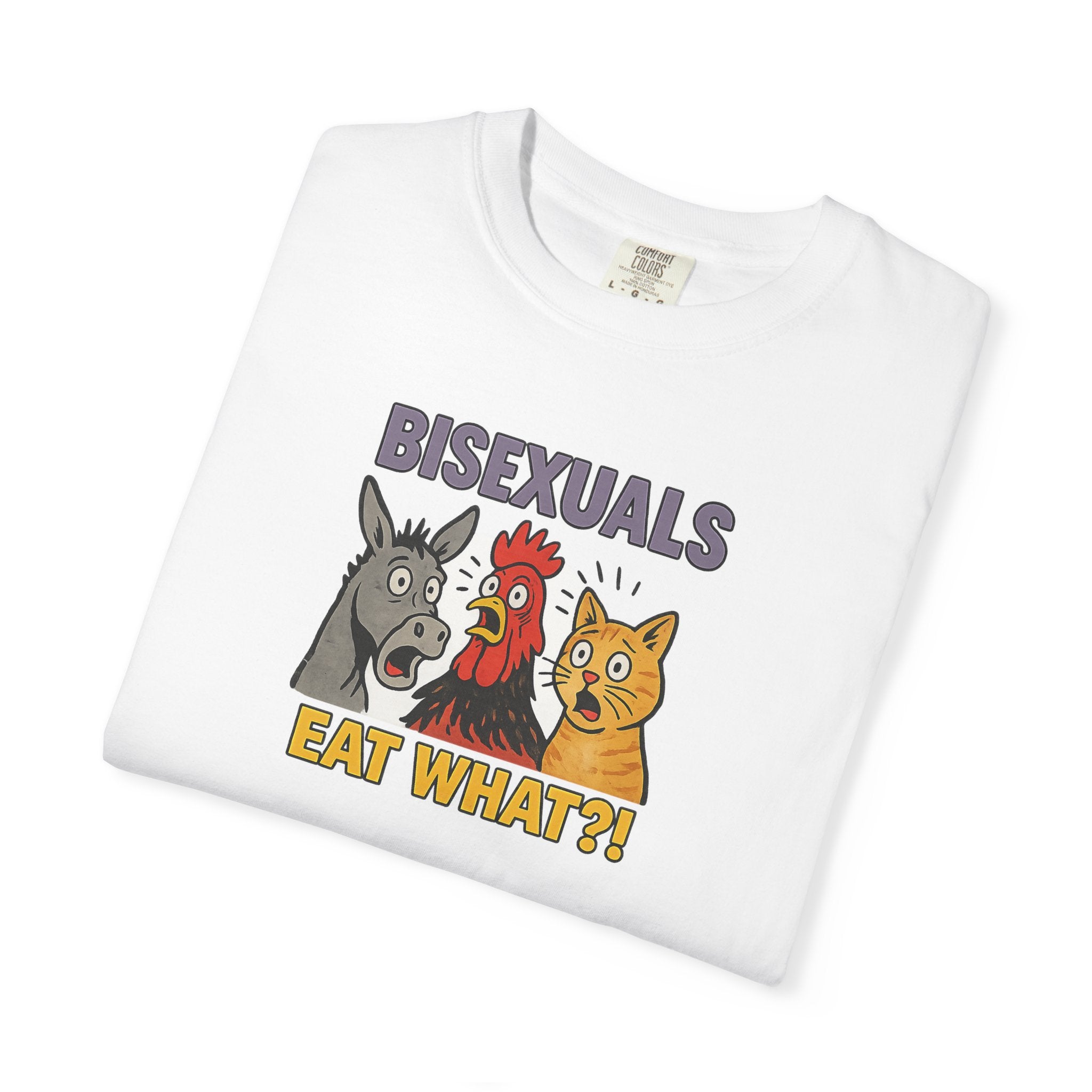 Bisexuals Eat What?! Graphic T-Shirt