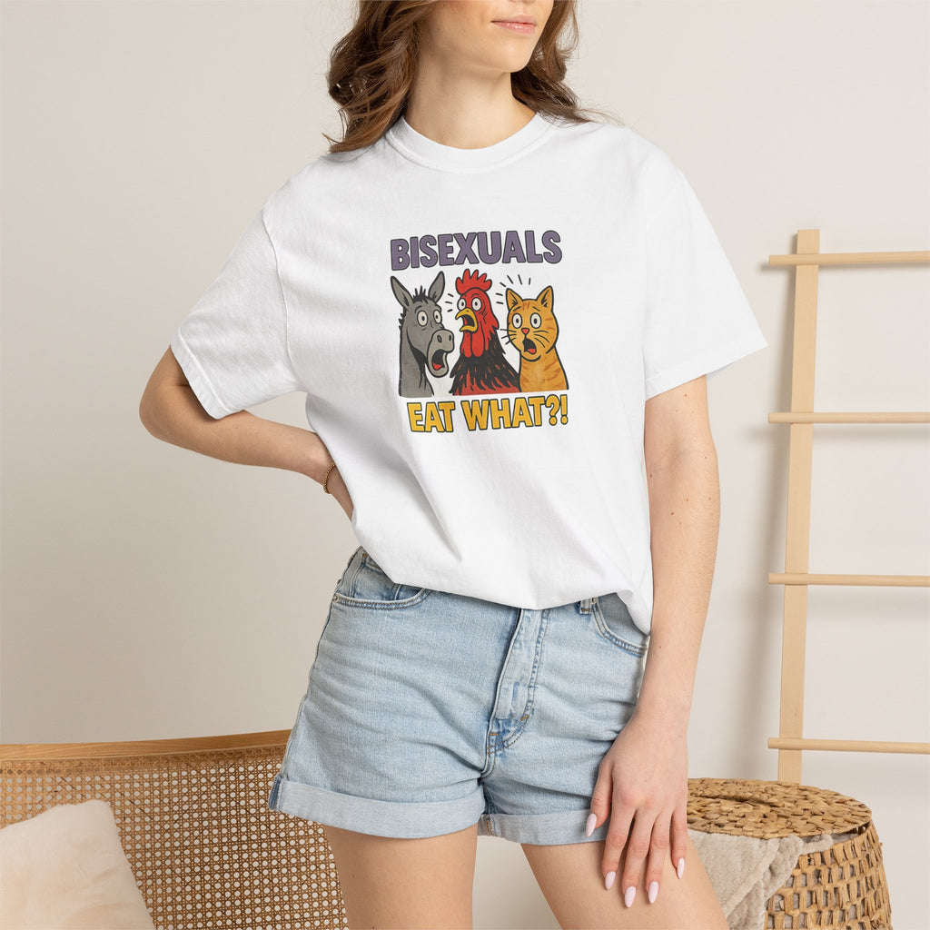 Bisexuals Eat What?! Graphic T-Shirt