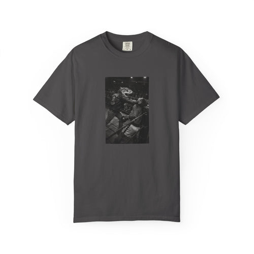 Biker Shark Boxing Monkey - Funny Oversized T-Shirt