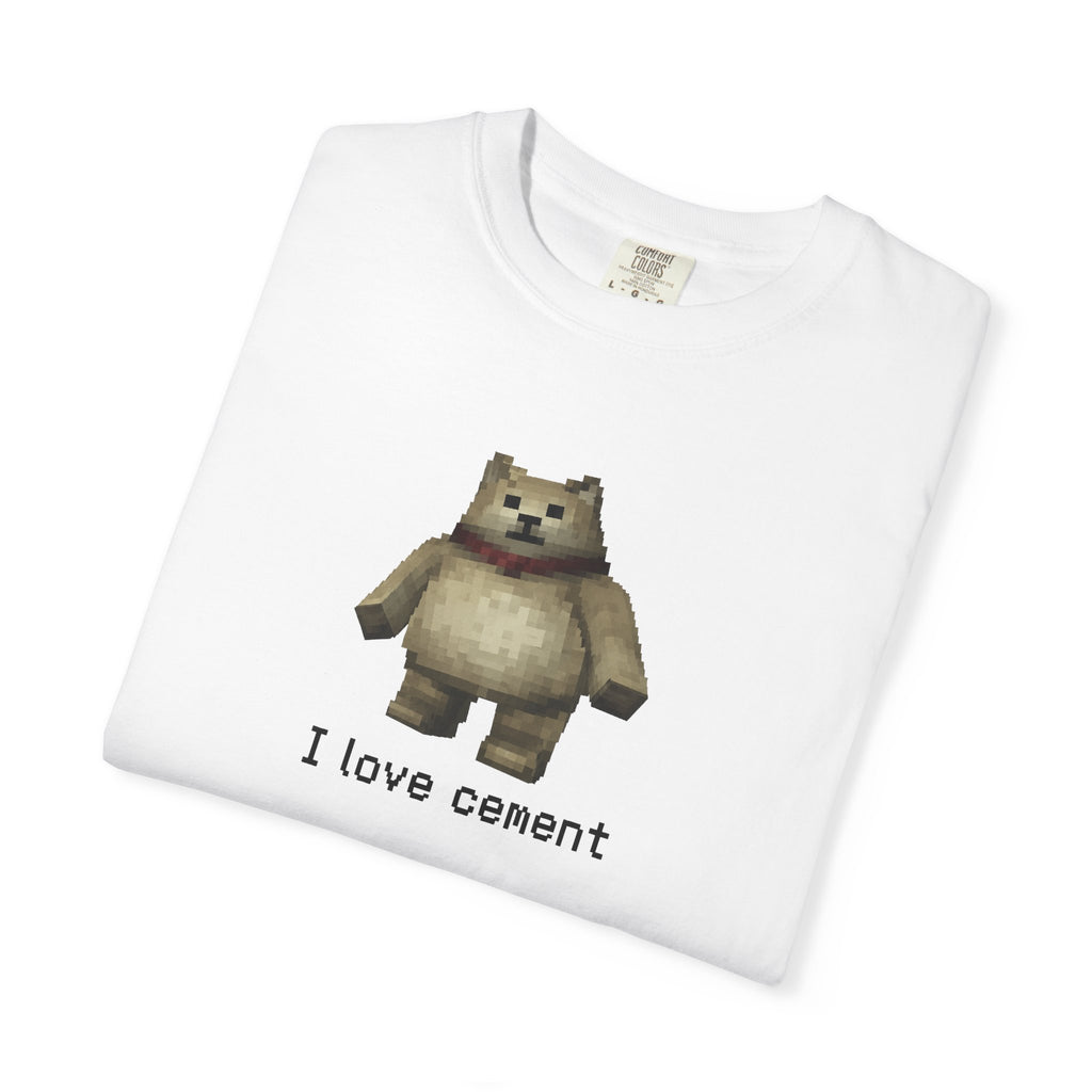 "I love cement" Cute Humorous Graphic Tee