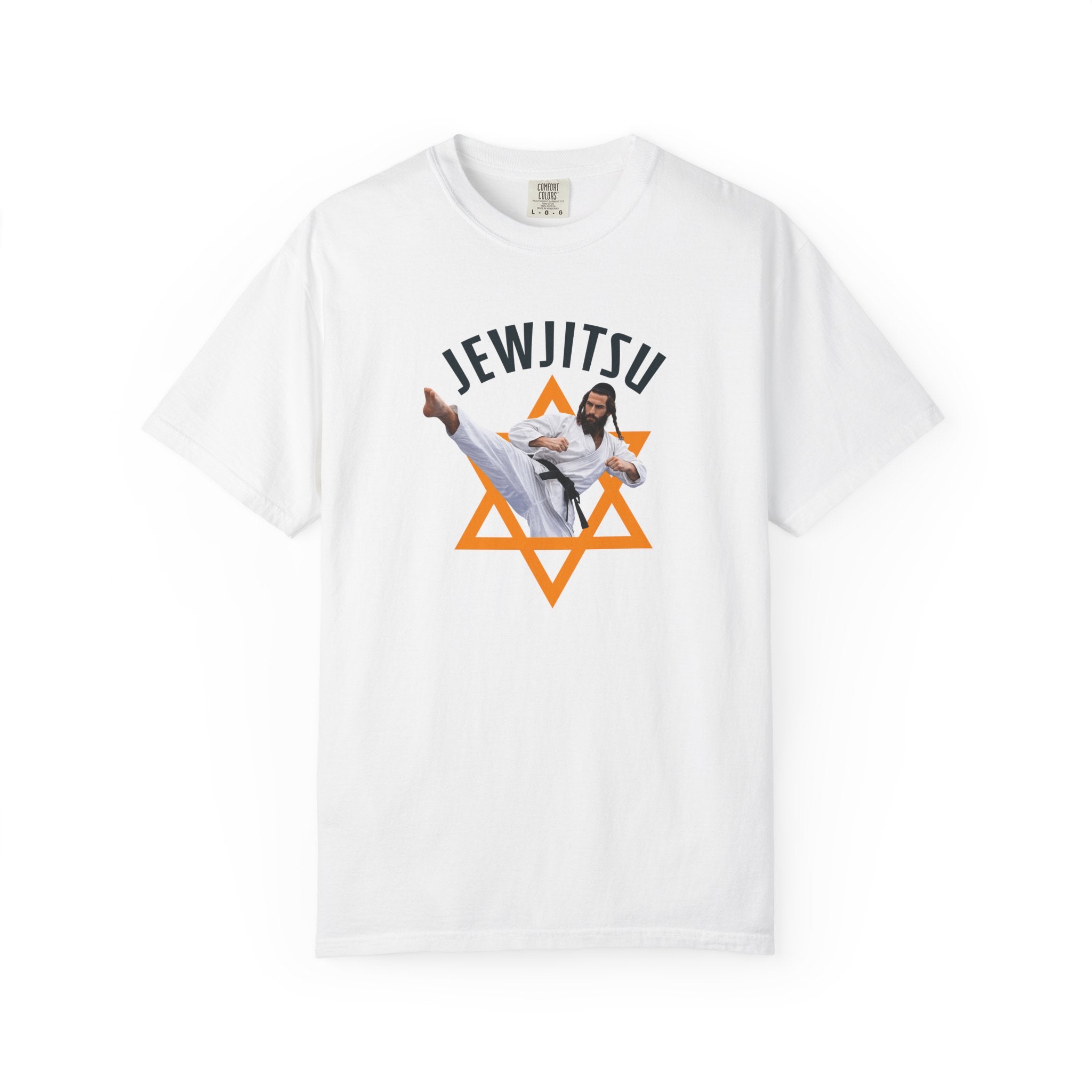 Jewjitsu Martial Arts T-Shirt — Star of David Jiu-Jitsu Design