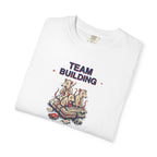 Team Building Graphic Tee — Satirical Office Rat T-Shirt