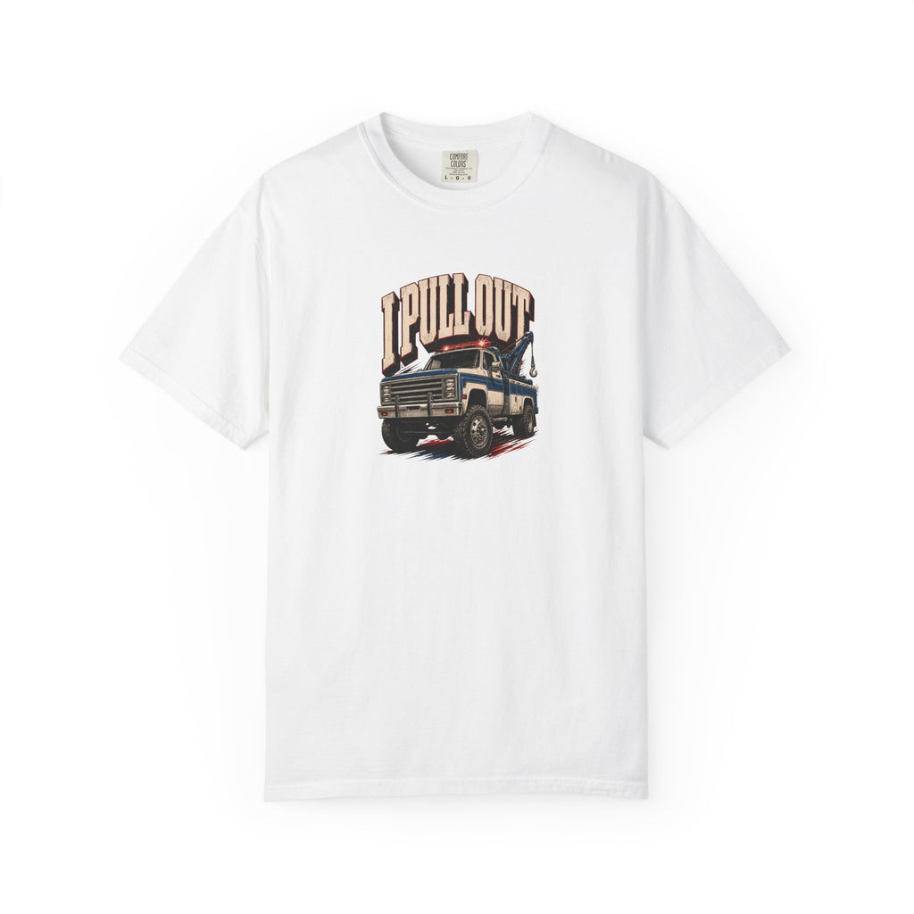 Pull Out Tow Truck Graphic Tee — Vintage Double Entendre T-Shirt