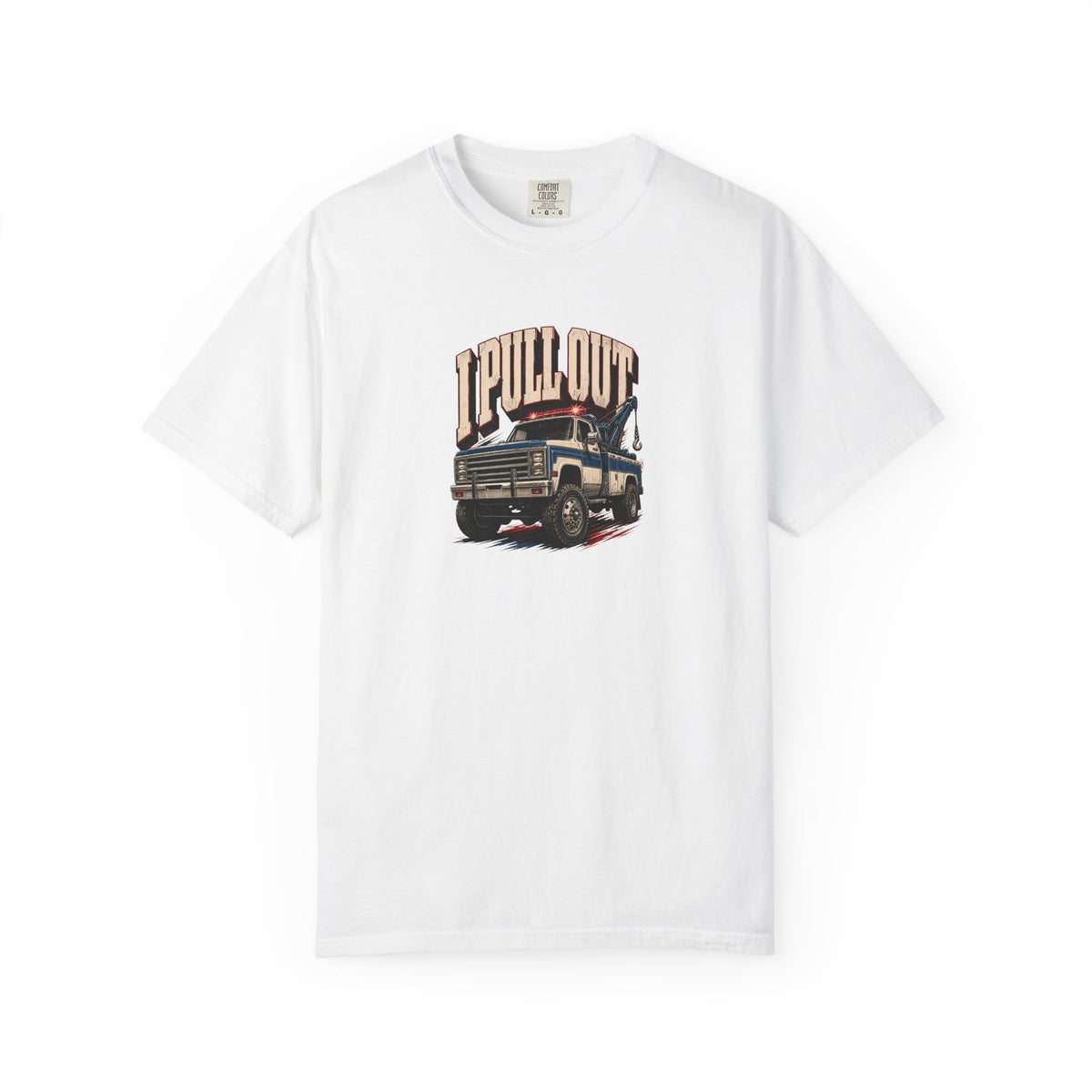 Pull Out Tow Truck Graphic Tee — Vintage Double Entendre T-Shirt