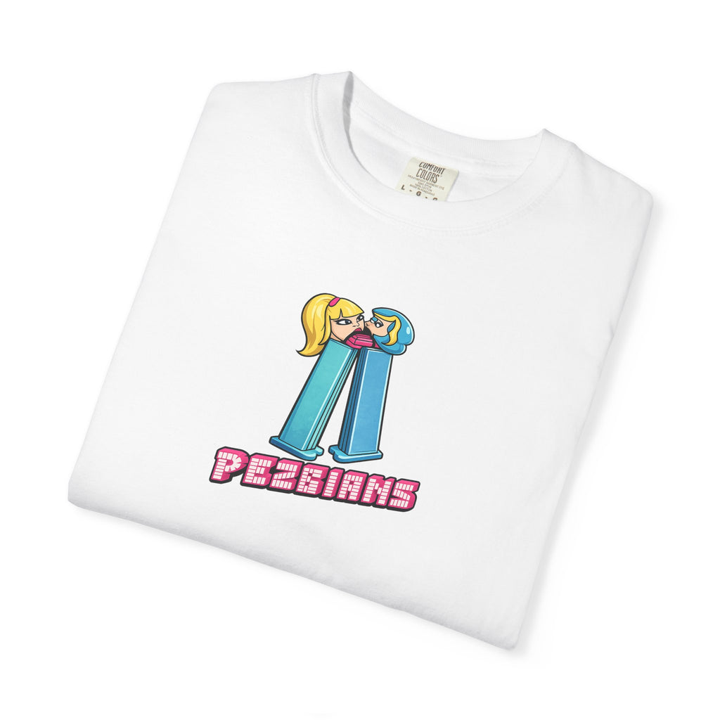 PEZBIANS - Retro Cartoon Pez-Style Graphic T-Shirt