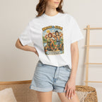 Brosie & Gym Vintage Beach T-Shirt — "Brosie & Gym" Graphic Retro Tee