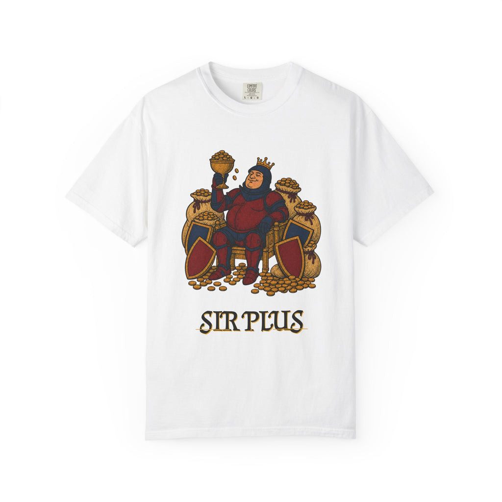 Sir Plus Graphic Tee — Funny Medieval Knight T-Shirt