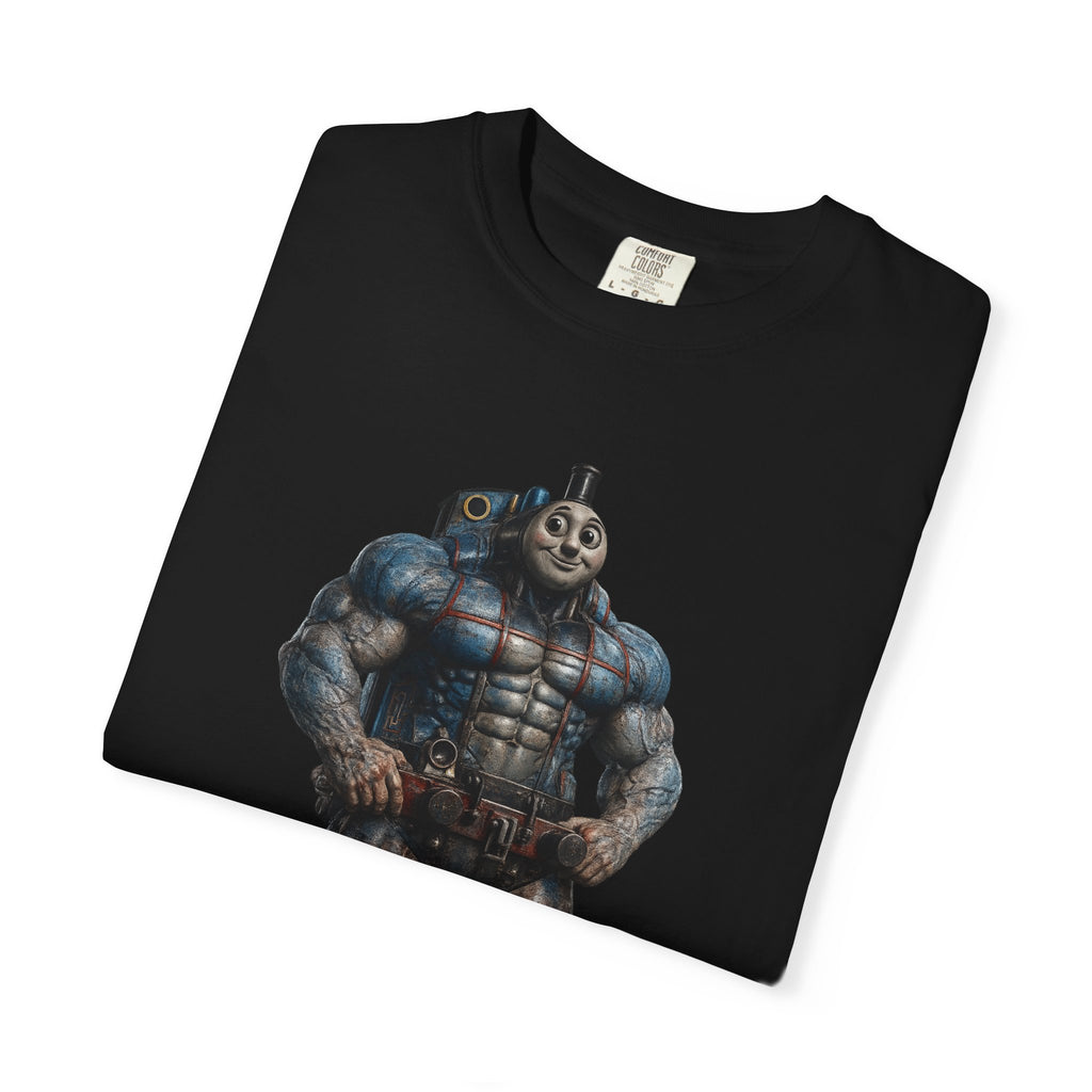 Thomas The Tanked Engine Parody Muscle Train T-Shirt