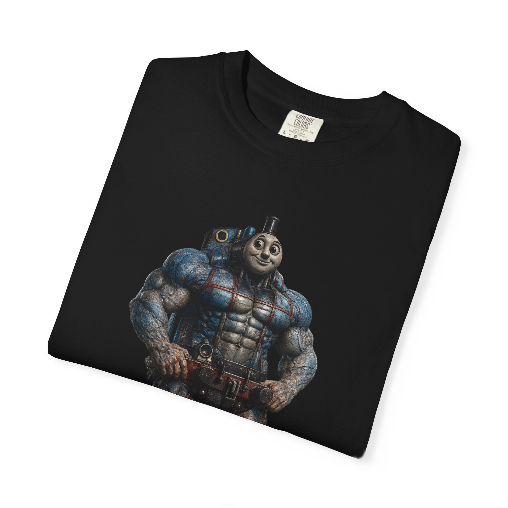 Thomas The Tanked Engine Parody Muscle Train T-Shirt