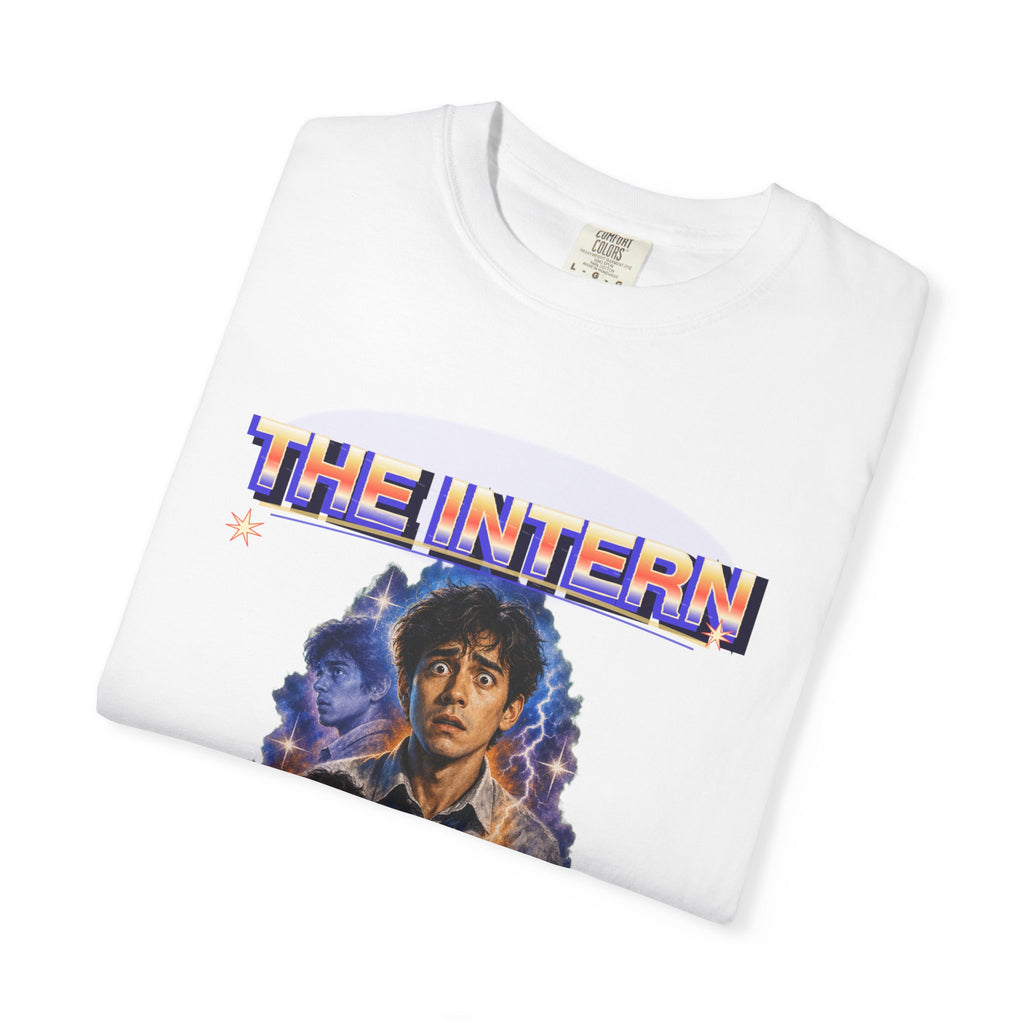 The Intern Unpaid & Unhinged Graphic Tee — Funny Office Shirt