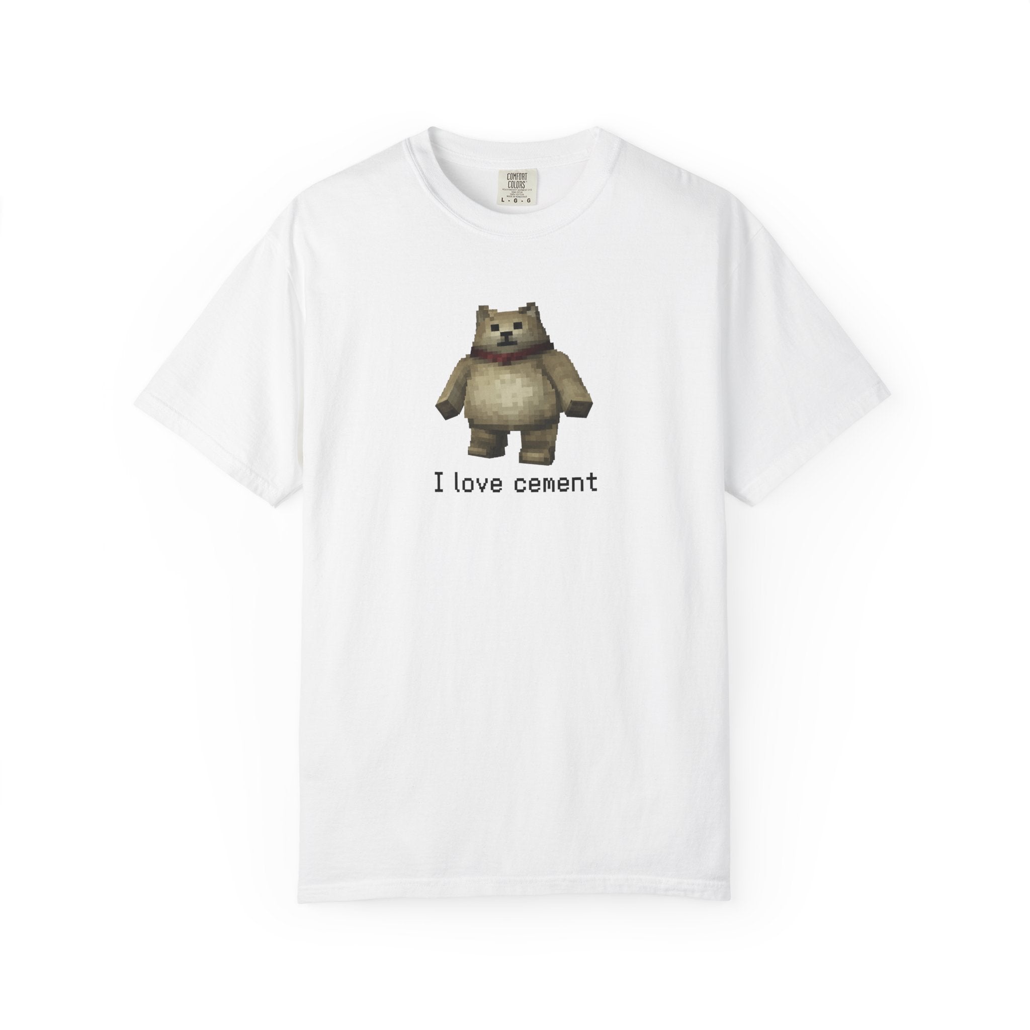 "I love cement" Cute Humorous Graphic Tee