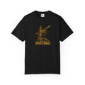 Wizard with Revolver T‑Shirt - "Out of Spells, Out of Shells" Retro Fantasy Graphic Tee