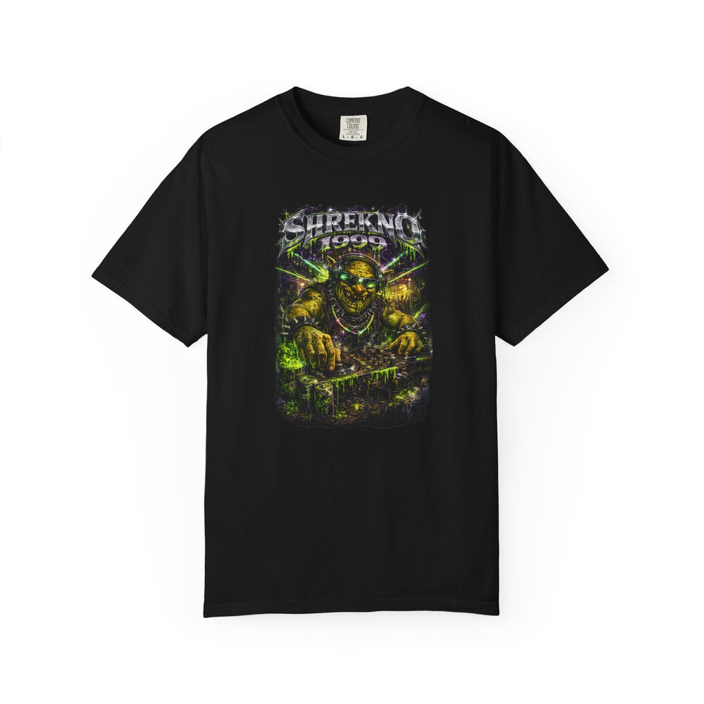 Shrekno - Horror Goblin Band T-Shirt – "Emerging From The Swamp" Graphic Tee
