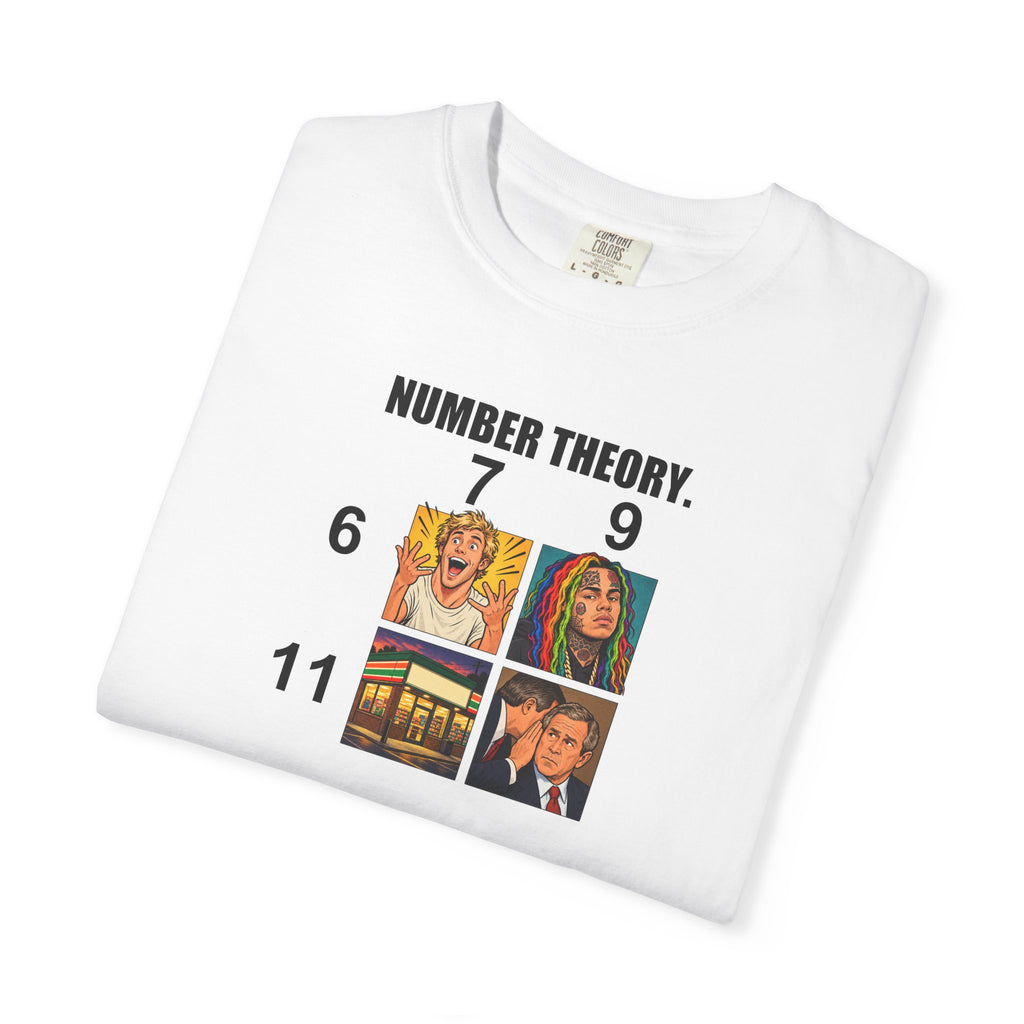 Number Theory Graphic Tee — Meme Grid T-Shirt