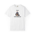 Peak Performance Graphic Tee — Funny Office Humour T-Shirt