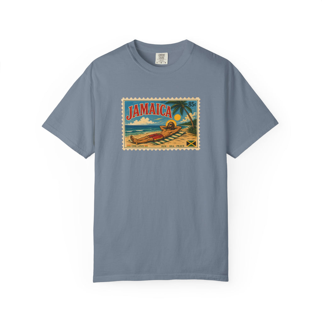 Jesus Vintage Postcard Oversized Boxy T-Shirt