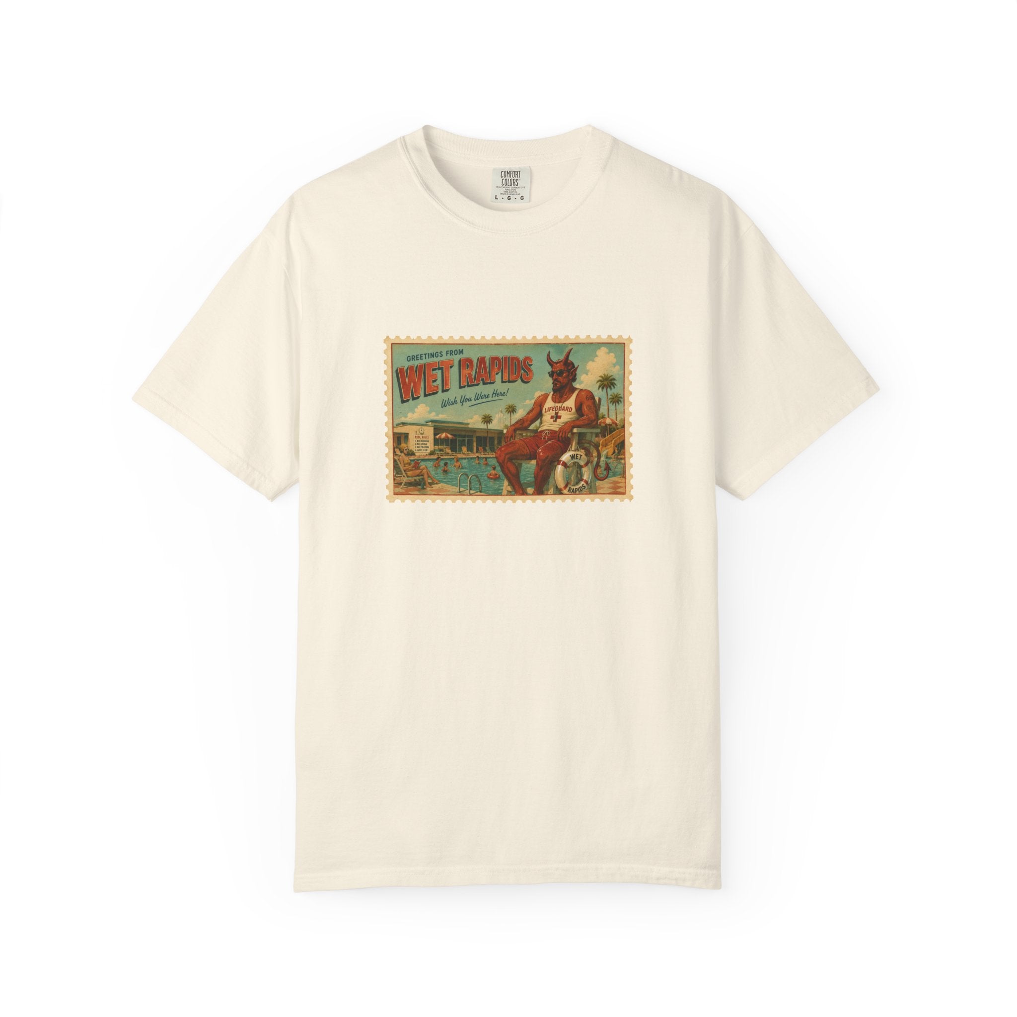 Satan Greetings From Wet Rapids - Oversized T-Shirt
