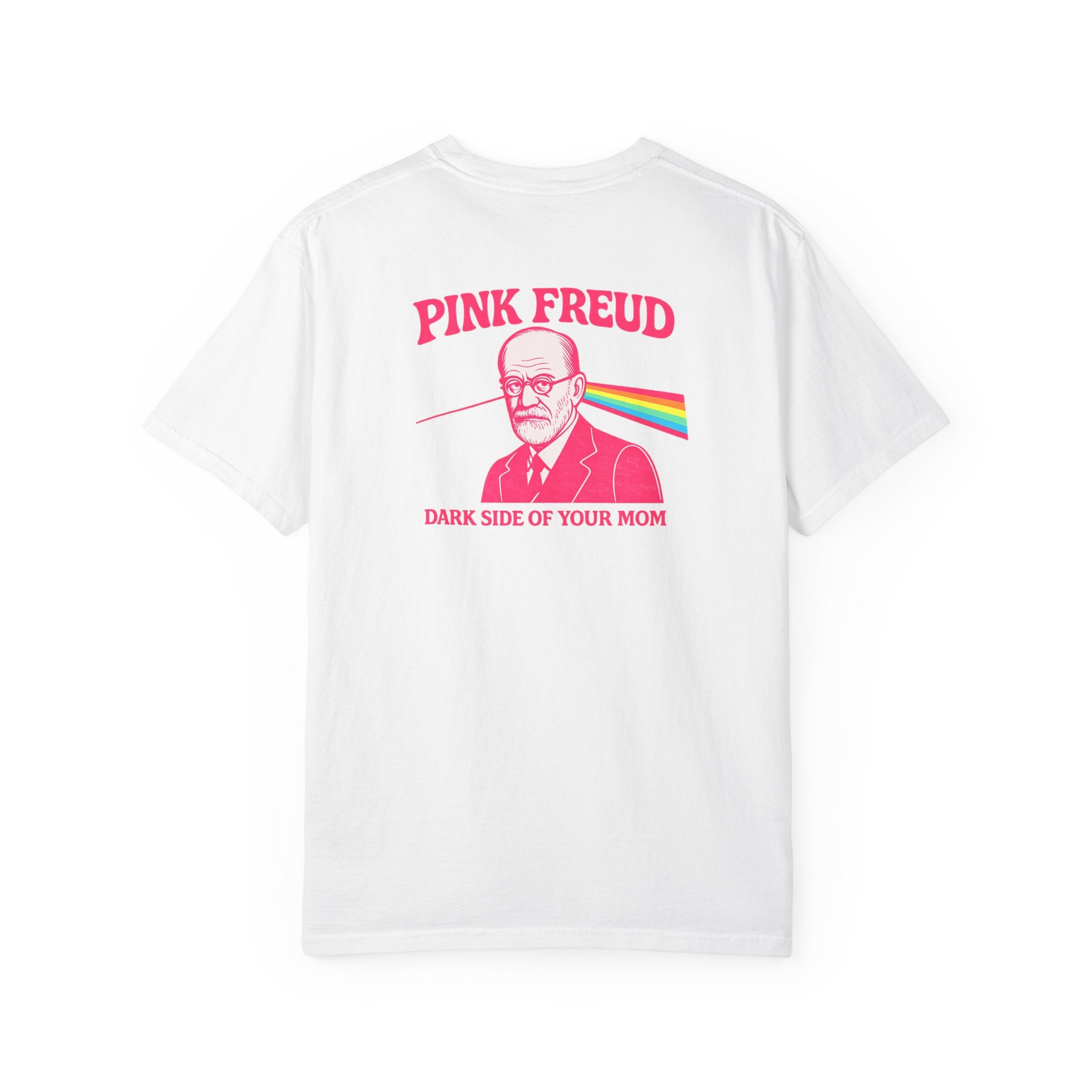 T-Shirt — "Pink Freud: Dark Side of Your Mom" Graphic Tee