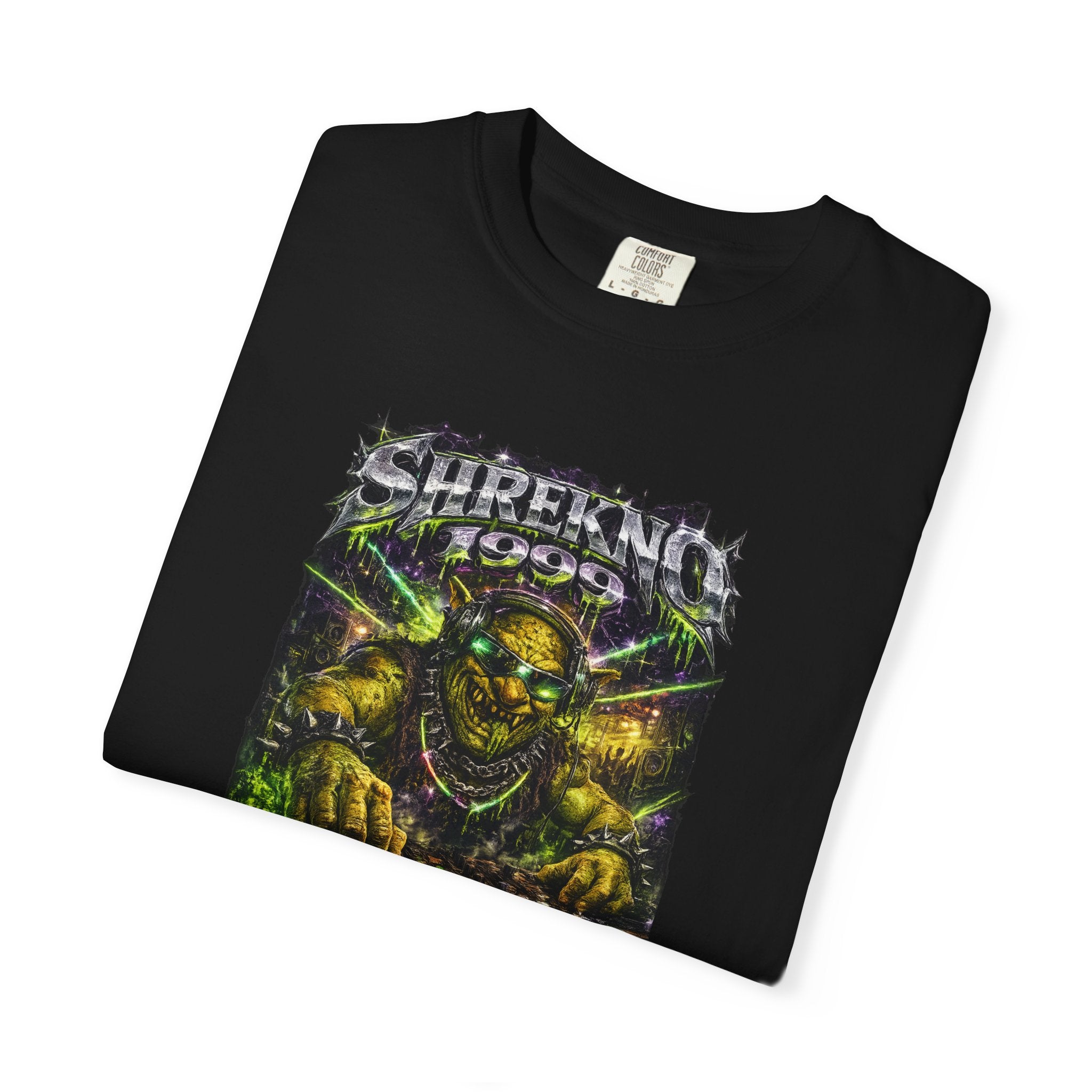 Shrekno - Horror Goblin Band T-Shirt – "Emerging From The Swamp" Graphic Tee
