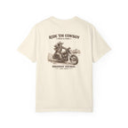 Ride 'Em Cowboy Motorcycle T-Shirt — Vintage Highway Patrol Graphic