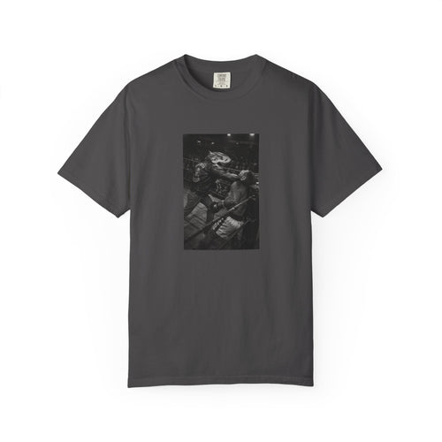 Biker Shark Boxing Monkey - Funny Oversized T-Shirt