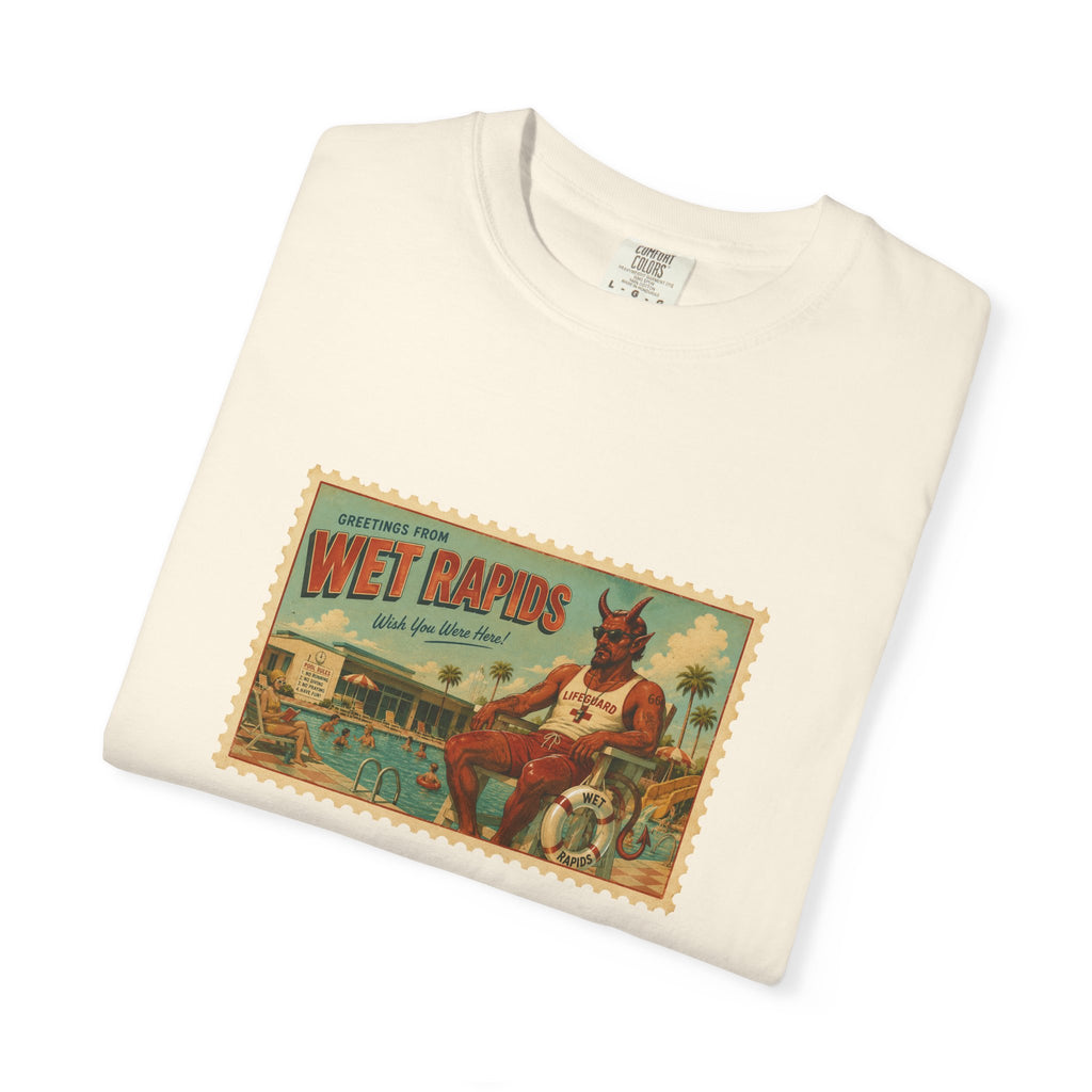 Satan Greetings From Wet Rapids - Oversized T-Shirt