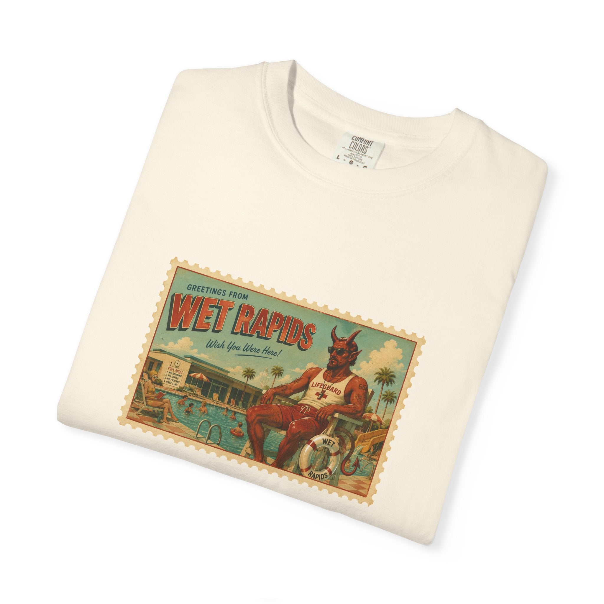 Satan Greetings From Wet Rapids - Oversized T-Shirt