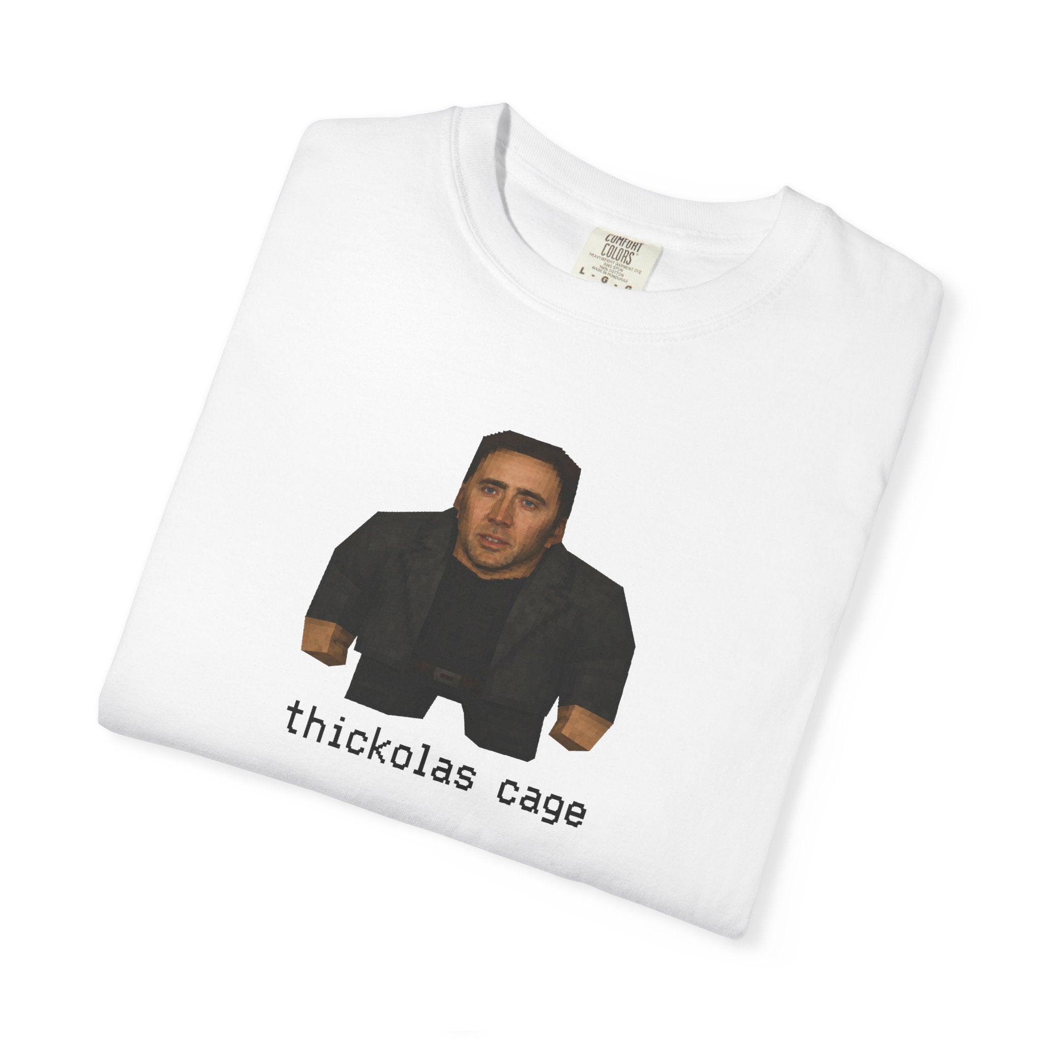 Thickolas Cage T-Shirt — Funny Nicolas Cage Meme Tee