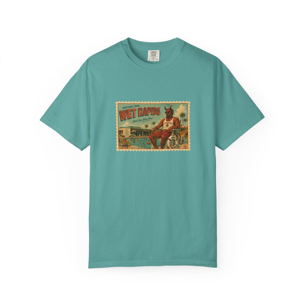 Satan Greetings From Wet Rapids - Oversized T-Shirt