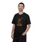 Wizard with Revolver T‑Shirt - "Out of Spells, Out of Shells" Retro Fantasy Graphic Tee