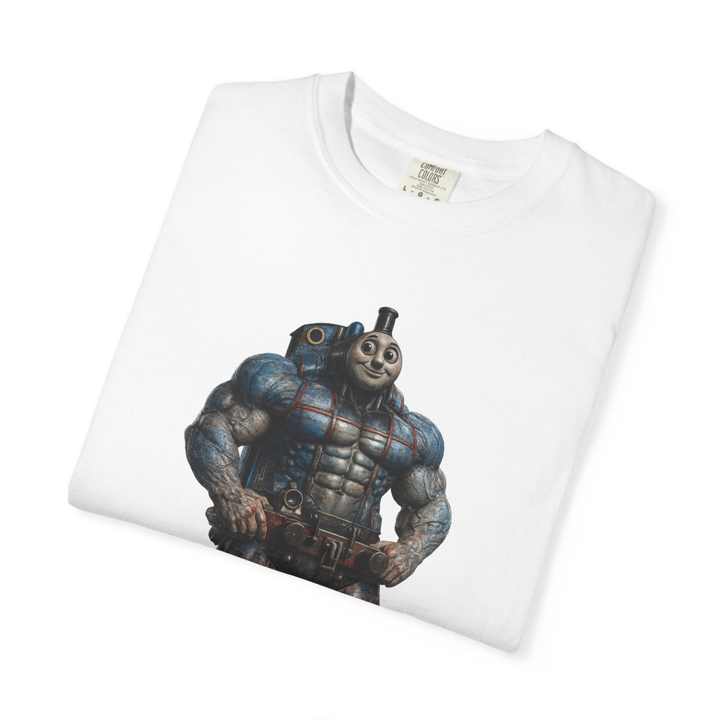 Thomas The Tanked Engine Parody Muscle Train T-Shirt
