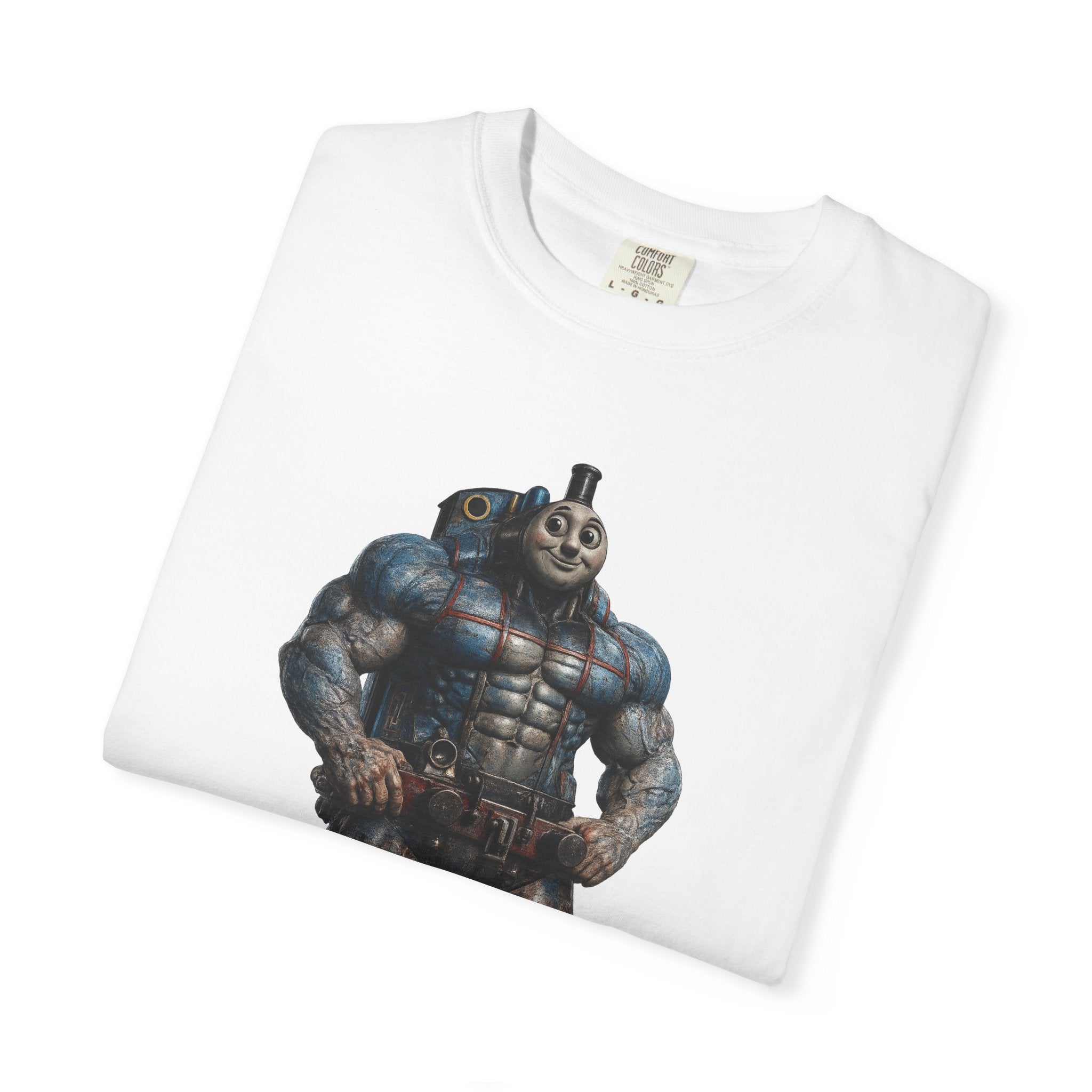 Thomas The Tanked Engine Parody Muscle Train T-Shirt