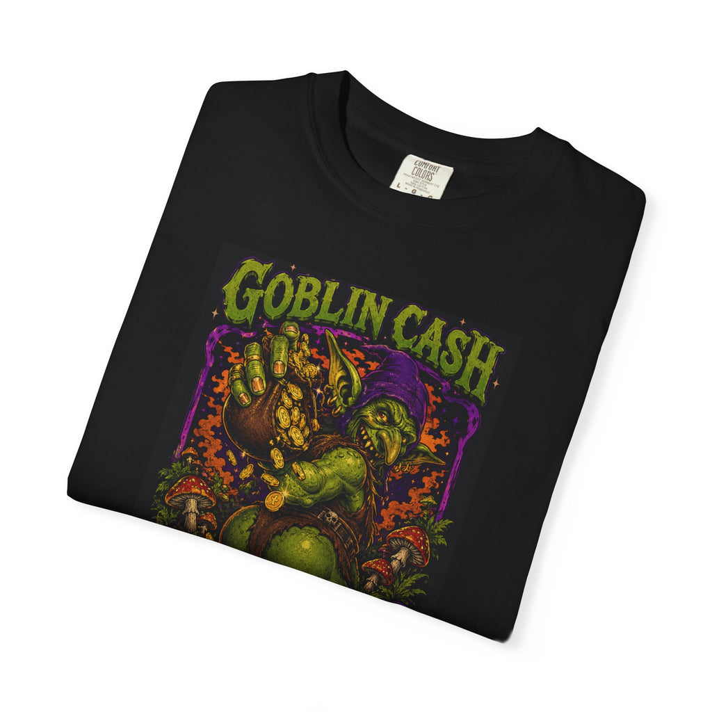 Goblin Cash For Goblin Ass Graphic T-Shirt — Vintage Retro Fantasy Tee