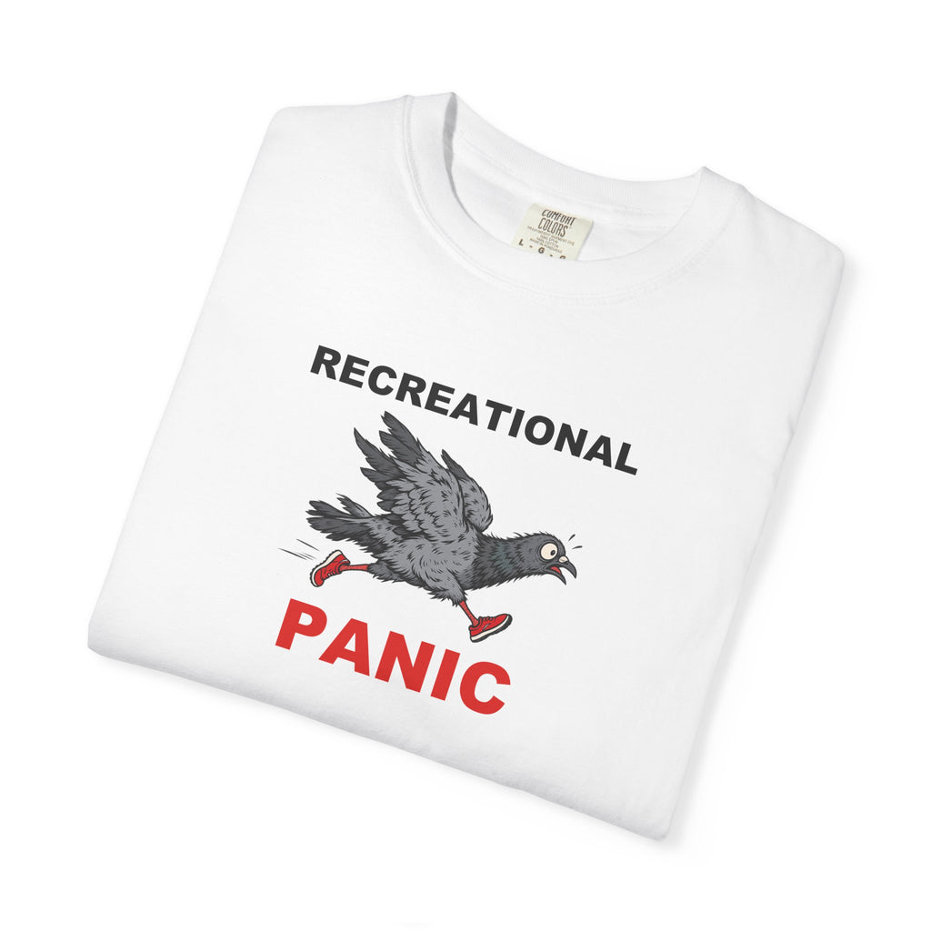Recreational Panic Graphic Tee — Funny Pigeon T-Shirt
