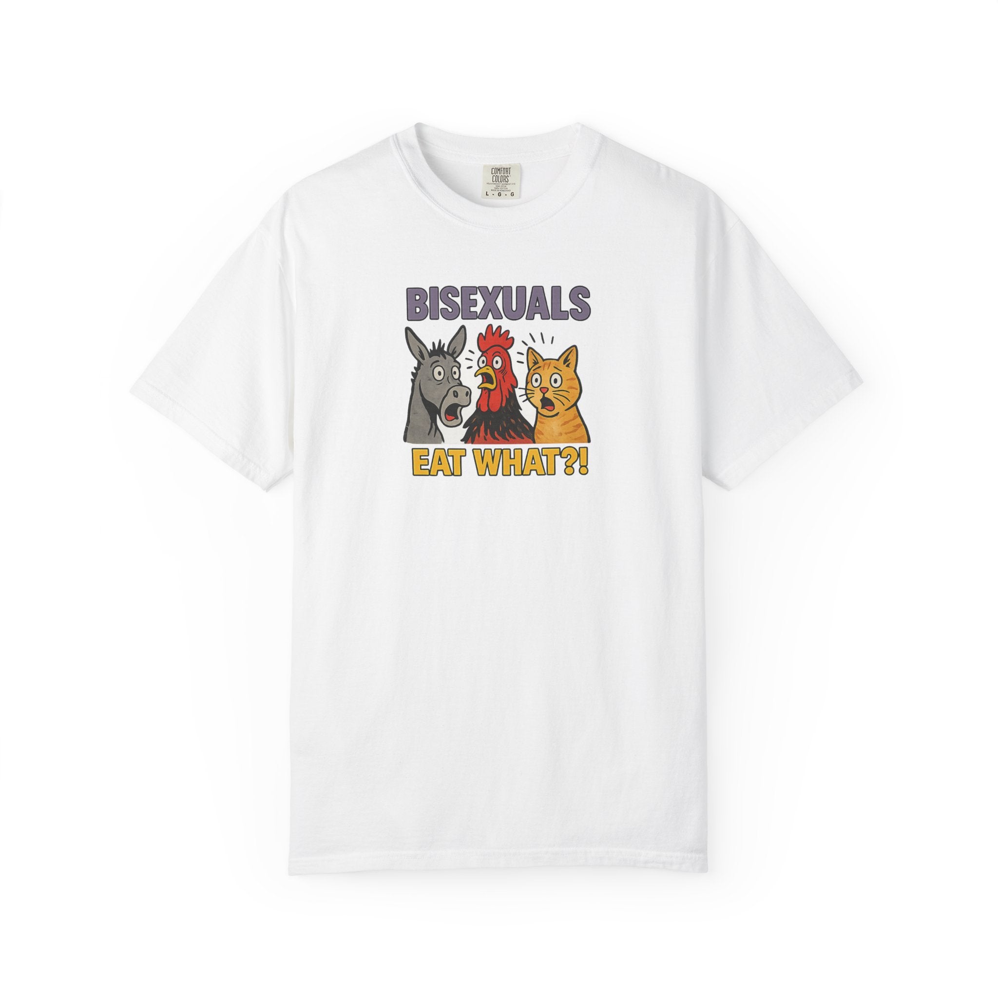 Bisexuals Eat What?! Graphic T-Shirt